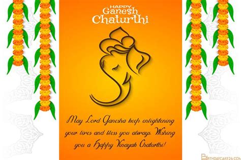 Free Happy Ganesh Chaturthi Greeting Card Templates