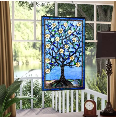Tree of Life Wall Art - Pretty Stained Glass Wall Decor | Home Wall Art Decor