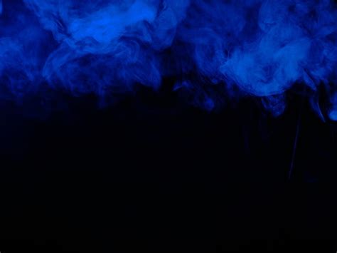 Blue Black Smoke Background