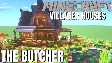 Minecraft Villager Houses: How to make a Butchers Shop in Minecraft Surv... | Minecraft ...