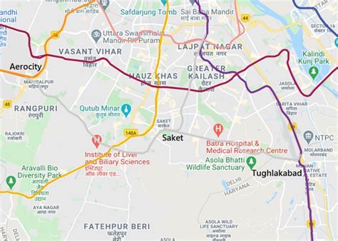 Silver Line Metro Map