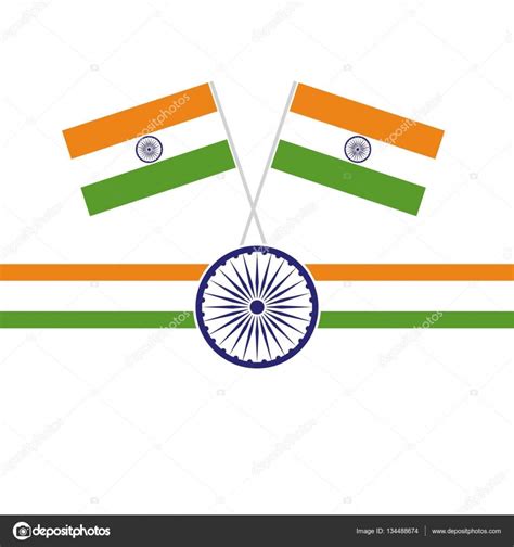 India flag logo | India national flag logo — Stock Vector © ibrandify ...