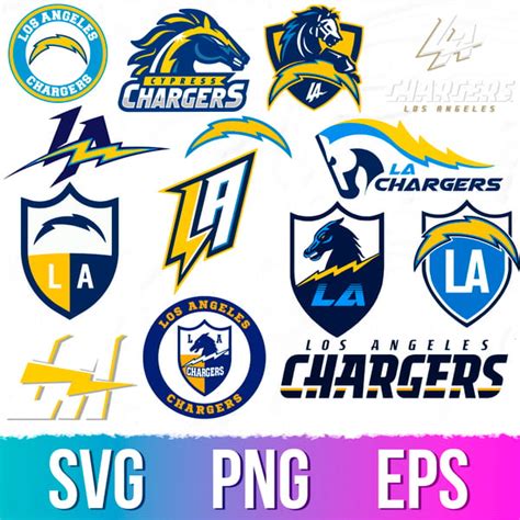 Los Angeles Chargers logo, Los Angeles Chargers svg, Charger - Inspire ...