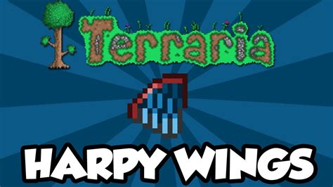 Terraria 1.2 - Harpy Wings (New Terraria 1.2 Items) - YouTube