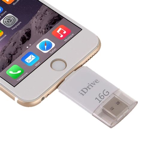 16GB 8 Pin USB iDrive iReader Flash Memory Stick for iPhone 6 & 6s, iPhone 6 Plus & 6s Plus ...