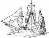 Vintage Sailing Ship coloring Page  ColouringPages sketch template