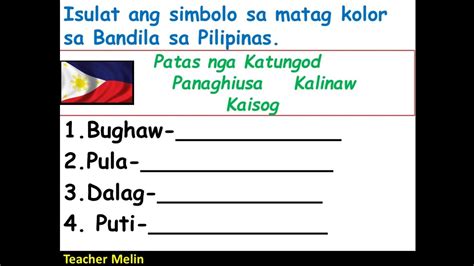 BANDILA SA PILIPINAS (Philippine Flag) Bisaya - YouTube