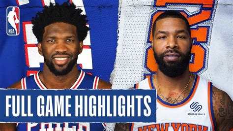 76ERS at KNICKS | FULL GAME HIGHLIGHTS | November 29, 2019 - YouTube