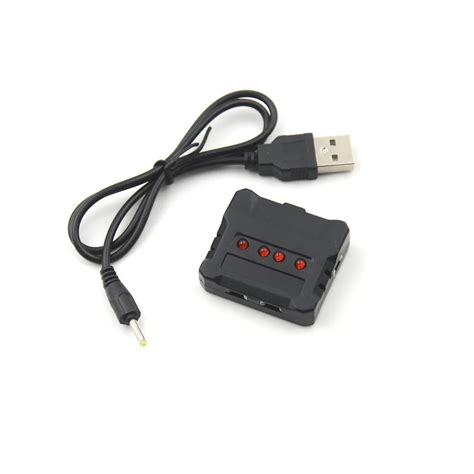 1pcs DC 3.7V Lipo Battery Adapter Charger USB Interface 4 In 1 350mah ...