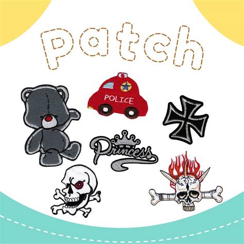 Embroidered Cloth Patches | Sew On or Iron On Cloth Patches