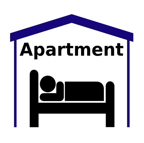 Clipart - Apartment Symbol (pictogram)