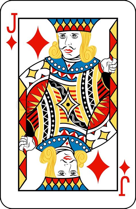 jack of diamonds | Stock vector | Colourbox