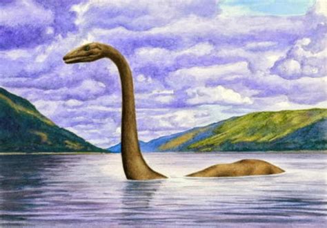 LOCH NESS MONSTER: Some Nessie Paintings