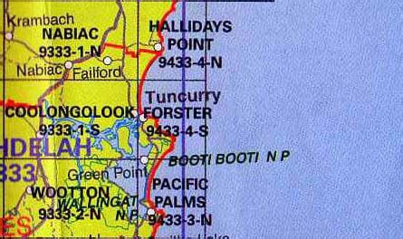 Forster 9433-4-S NSW Topographic Map - Printed - A.B.C. Maps