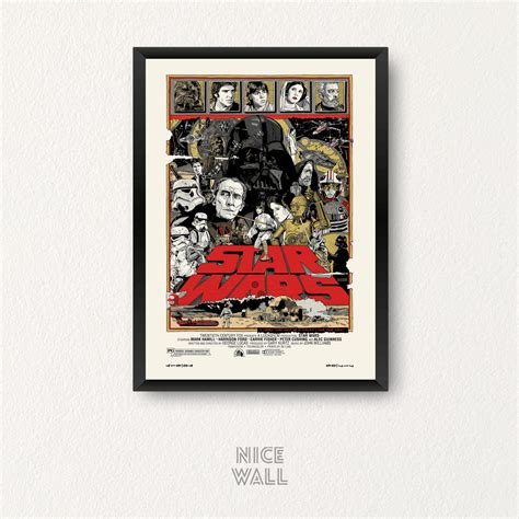 Cuadro Star Wars Poster Ilustrado | NiceWall