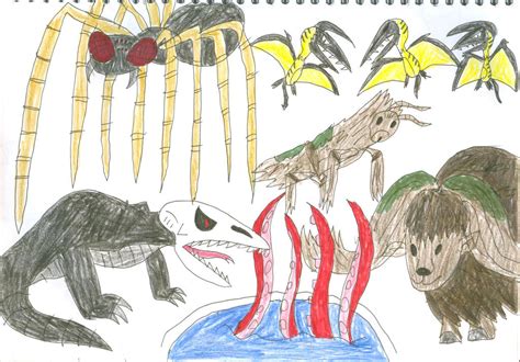 Skull Island Creatures by SithVampireMaster27 on DeviantArt