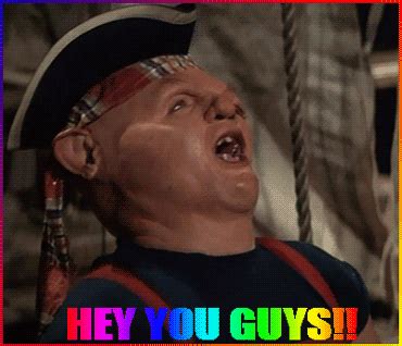 Sloth Goonies Hey You Guys Gif