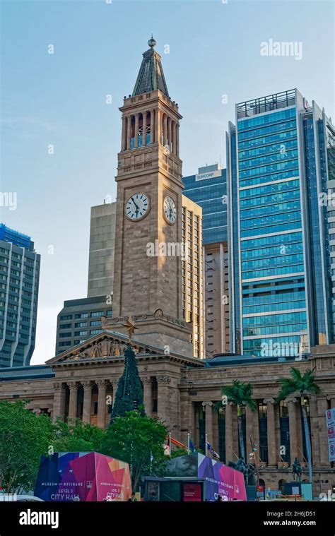 City Hall Clock Tower, Brisbane Stock Photo - Alamy