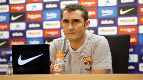 Ernesto Valverde: We’re looking to get back on top