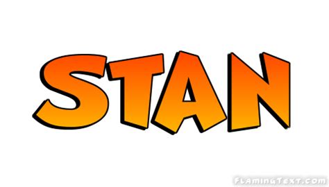 Stan Logo | Free Name Design Tool from Flaming Text