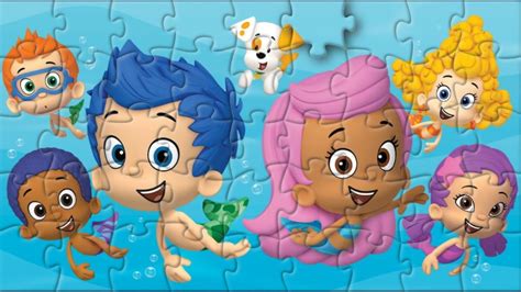 Пъзел Рибки Гупи | Bubble Guppies Puzzle Games for Kids | Jigsaw ...