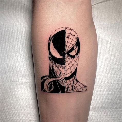 23 Spiderman Tattoos for Superheroes in 2022 | Spiderman tattoo, Venom ...