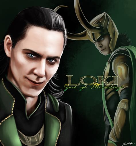 Loki: The God of Mischief by sugarpoultry on DeviantArt