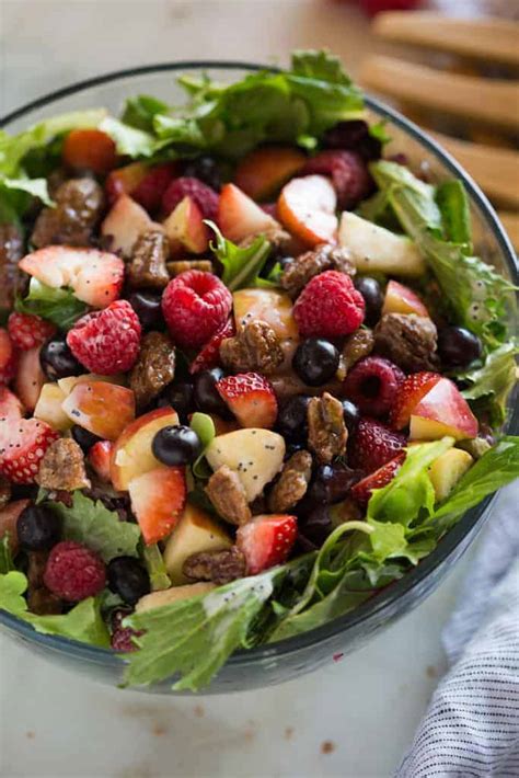 Mixed Green Salad with Berries - Tastes Better from Scratch