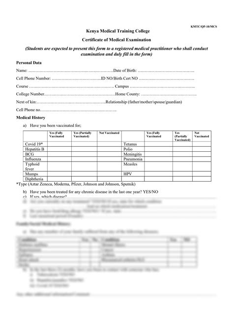 SOLUTION: Certificate of medical examination - Studypool