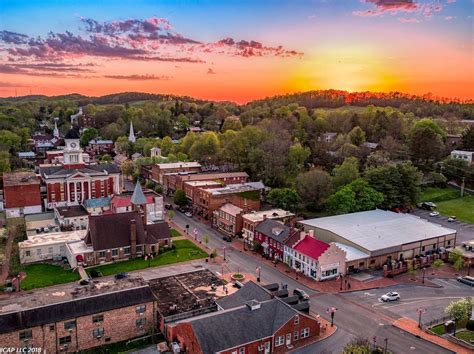 aerial photo downtown - Town of Jonesborough