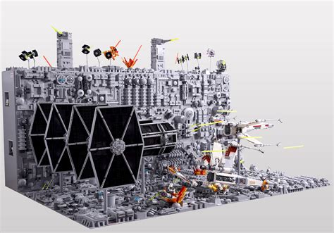 Massive LEGO Star Wars Trench Run diorama - The Brothers Brick | The Brothers Brick