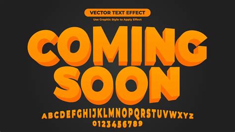 Coming Soon 3D Text Effect 5539502 Vector Art at Vecteezy