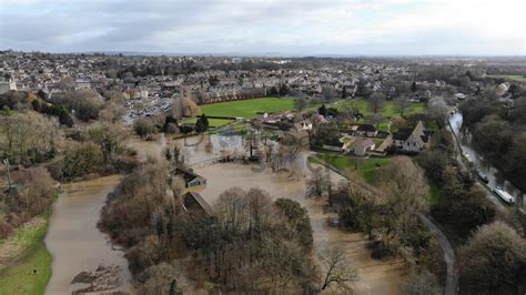 Flooding Bradford On Avon 571 in England