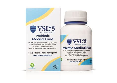 Vsl#3 High Potency Probiotic Capsules for Ulcerative Colitis 60 Caps by ...