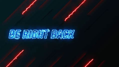 FREE ANIMATED Be Right Back screen for STREAMS! (download in desc ...