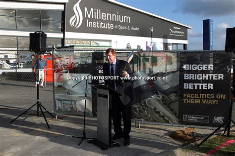 AUT Millennium Institute Ground Breaking Ceremony, 8 April 2011 | Photosport New Zealand