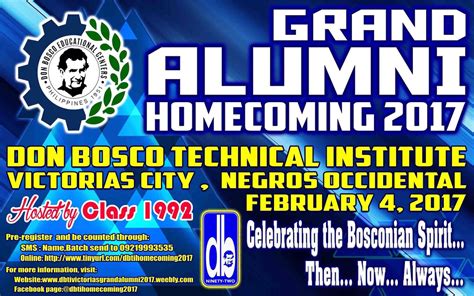 Don Bosco Technical Institute - Victorias City Grand Alumni Homecoming 2017