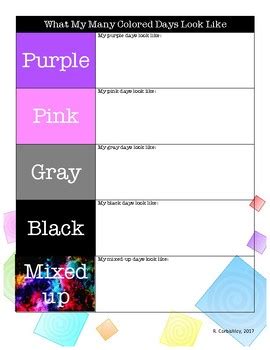 My Many Colored Days - Lesson Plan by Rebekah Corbishley | TpT