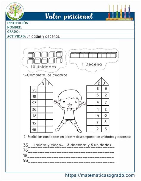 Ejercicios De Valor Posicional Tercer Grado Ejercicios De Valor ...