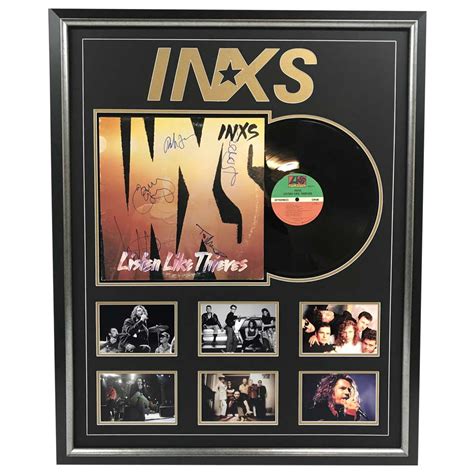 INXS Signed & Framed Album Cover | Taylormade Memorabilia | Sports ...