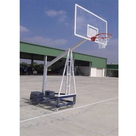 Mild Steel Fixed Basketball Pole, Rs 65000 /piece Arrow Sports Surface ...