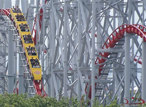 Steel Dragon 2000 from Nagashima Spa Land, Japan. This is the world’s longest one, with it as ...