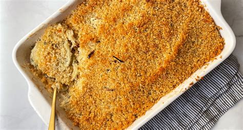 Creamy Fennel Gratin with Garlicky Breadcrumbs Recipe - PureWow