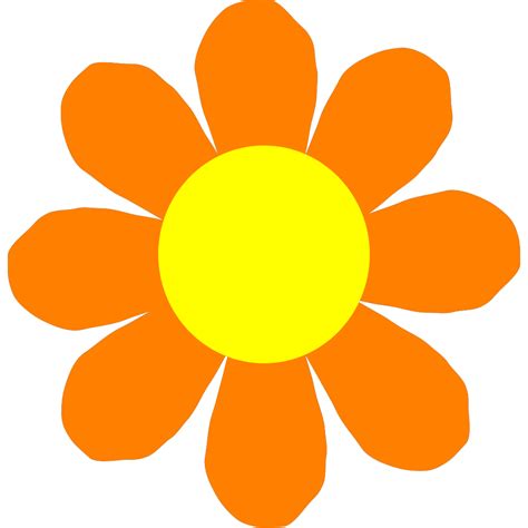 Orange Flower PNG, SVG Clip art for Web - Download Clip Art, PNG Icon Arts