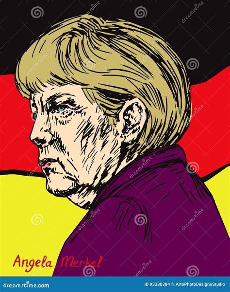 Angela Dorothea Merkel Chancellor of Germany, Leader of the Christian Democratic Union CDU ...