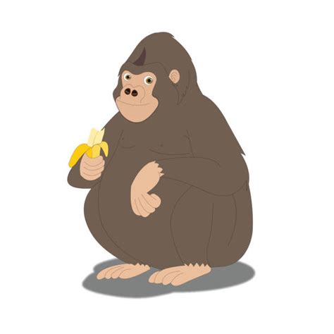 30+ Drawing Of Gorilla Clip Illustrations, Royalty-Free Vector Graphics & Clip Art - iStock