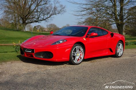 Ferrari F430 F1 Coupe – Red with Black Racing Seats | AV Engineering