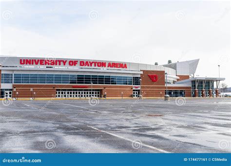 University of Dayton Arena, Home of the Dayton Flyers Basketball Program Editorial Photo - Image ...