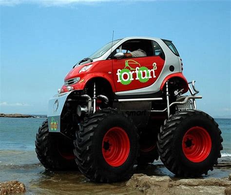 Smart Car + Monster Truck