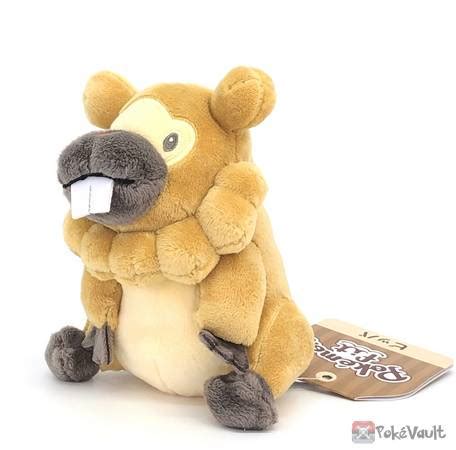 Pokemon Center 2021 Bidoof Pokemon Fit Series #5 Small Plush Toy